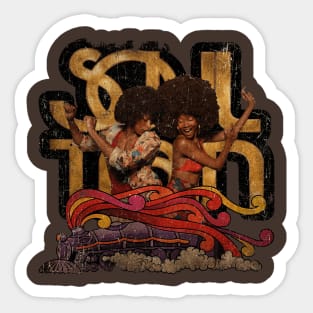 Soul Train Vintage Look Fan Design Sticker